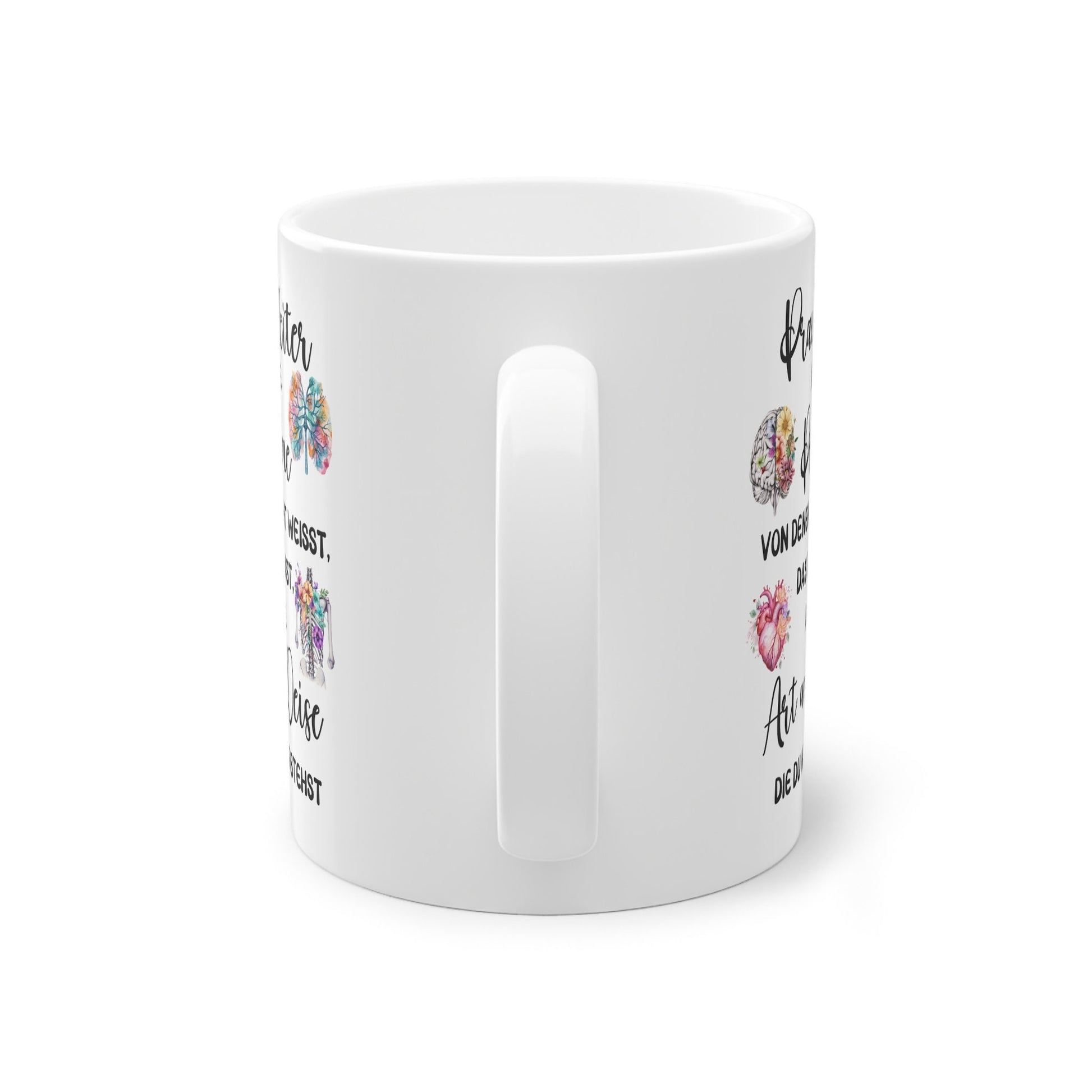 Personalisierte Praxisanleiter-Tasse – "Dieser Praxisanleiter funktioniert nur mit Kaffee" | Geschenk für Pflegekräfte | Lustige Tasse aus hochwertiger Keramik (350 ml)