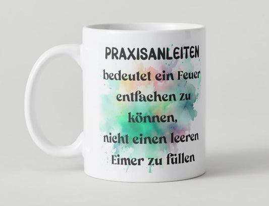 Praxisanleiter Tasse – Geschenk für Pflegekräfte mit Personalisierung | Humorvolles Geschenk für Praxisanleiter