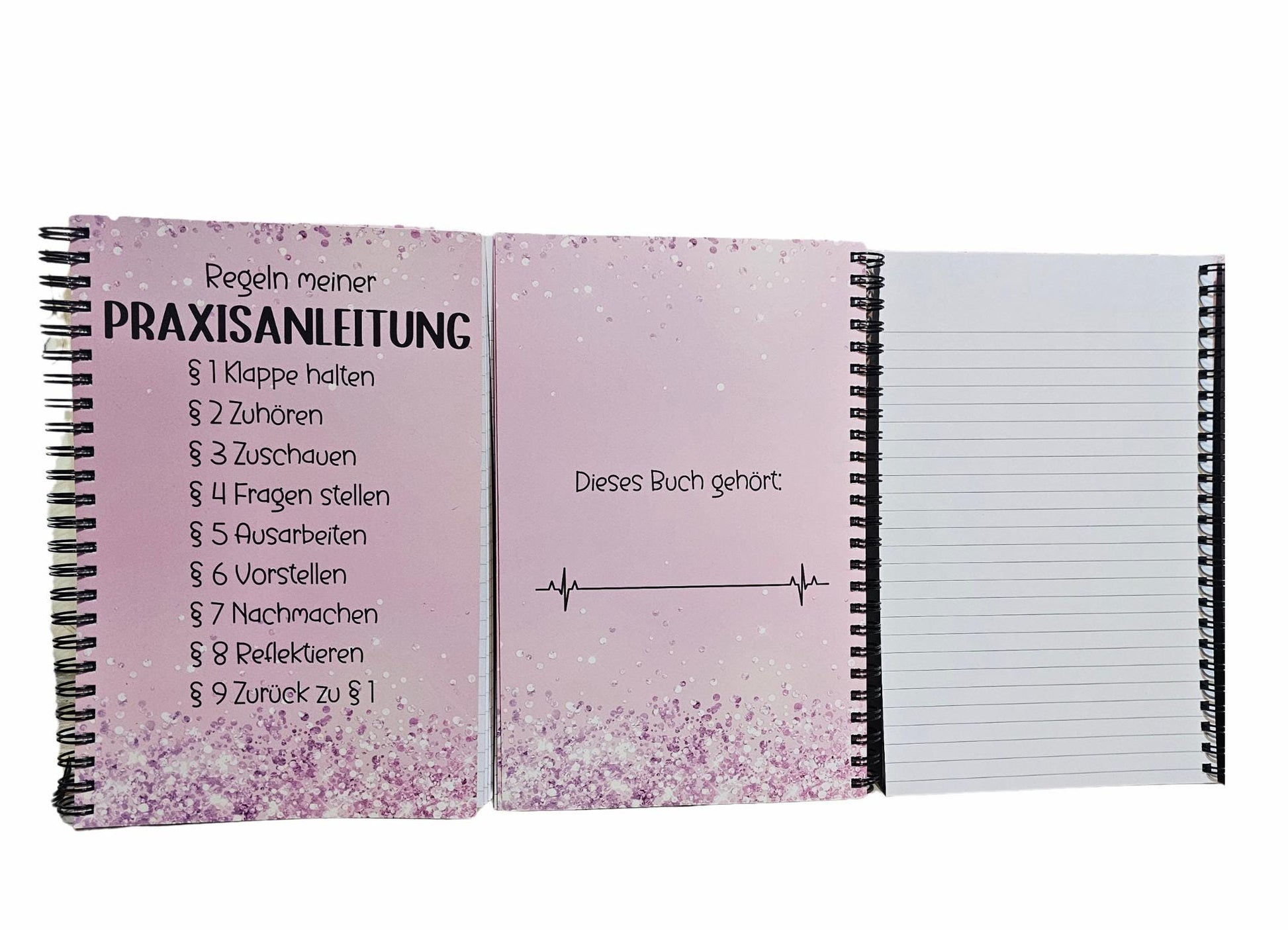 Spiral Notizbuch 118 Seiten, für Praxisanleiter und Pflegekräfte, 6x8 Zoll, langlebiges Design