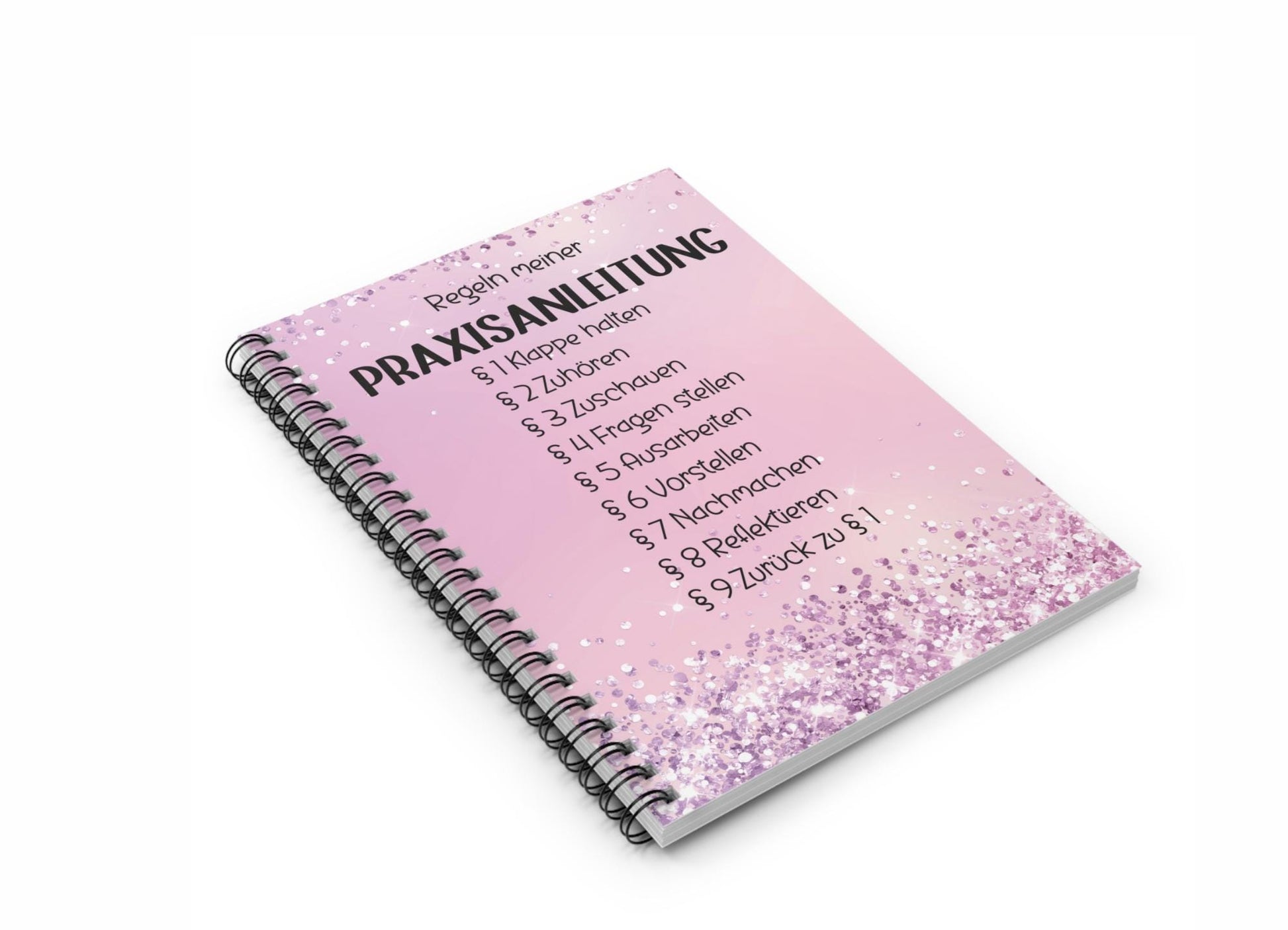 Notizbuch für Praxisanleiter, 6x8 Zoll, 118 linierte Seiten, hochwertiges Cover aus 350gsm Papier