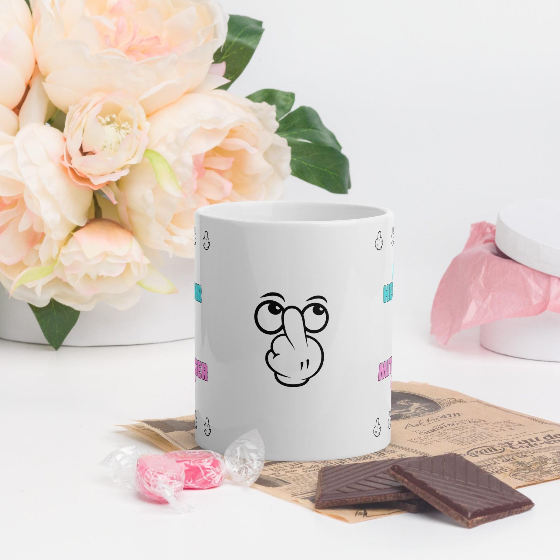 Witzige Tasse für Büro oder Alltag, ideal als originelles Geschenk.
