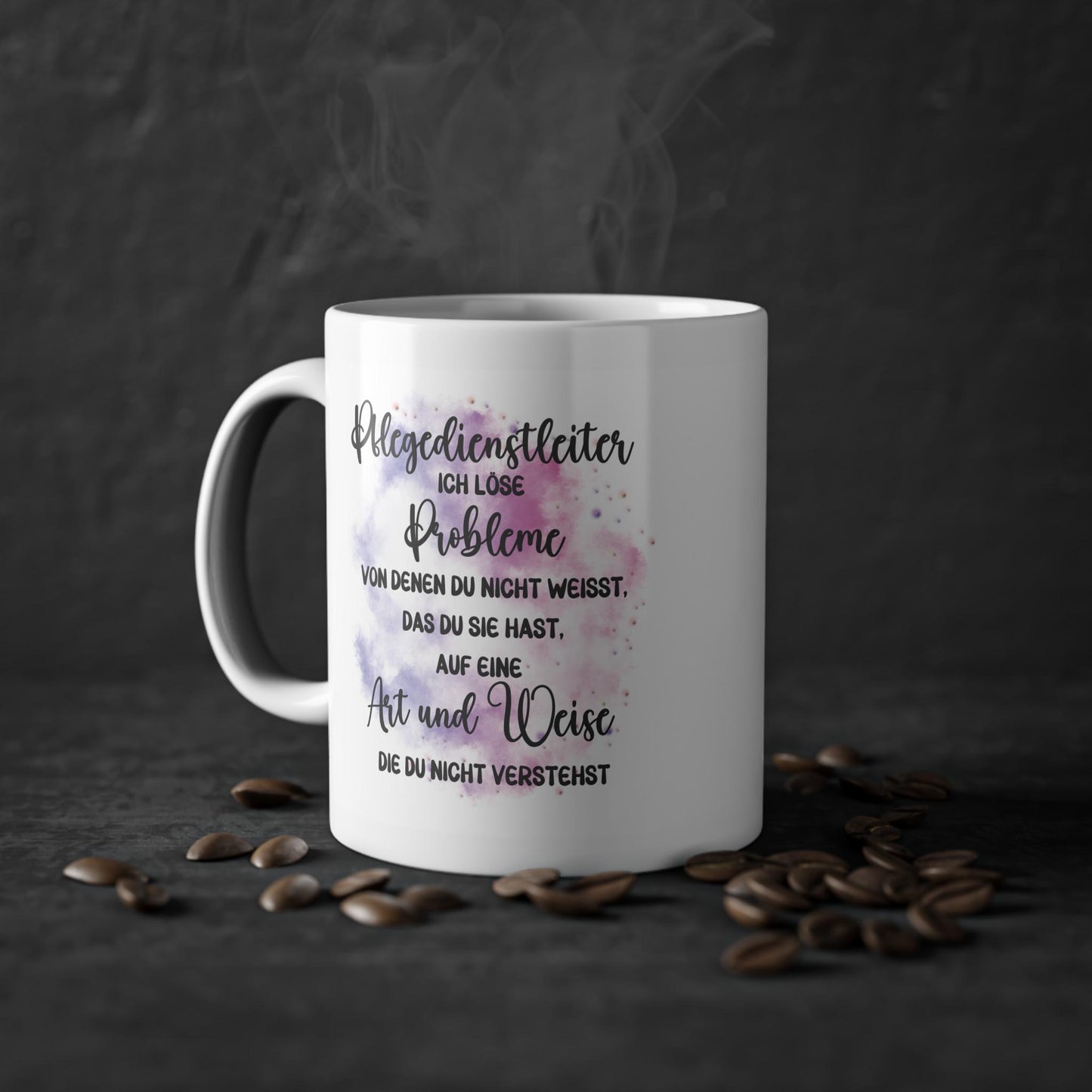 Personalisierbare Pflegedienstleiter Tasse | Cheftasse | Bürotasse | Kollegen Geschenk | Schöner Spruch – . Handgefertigte, personalisierte Produkte von kreativ-multifaktur.com – Kreative Geschenkideen.