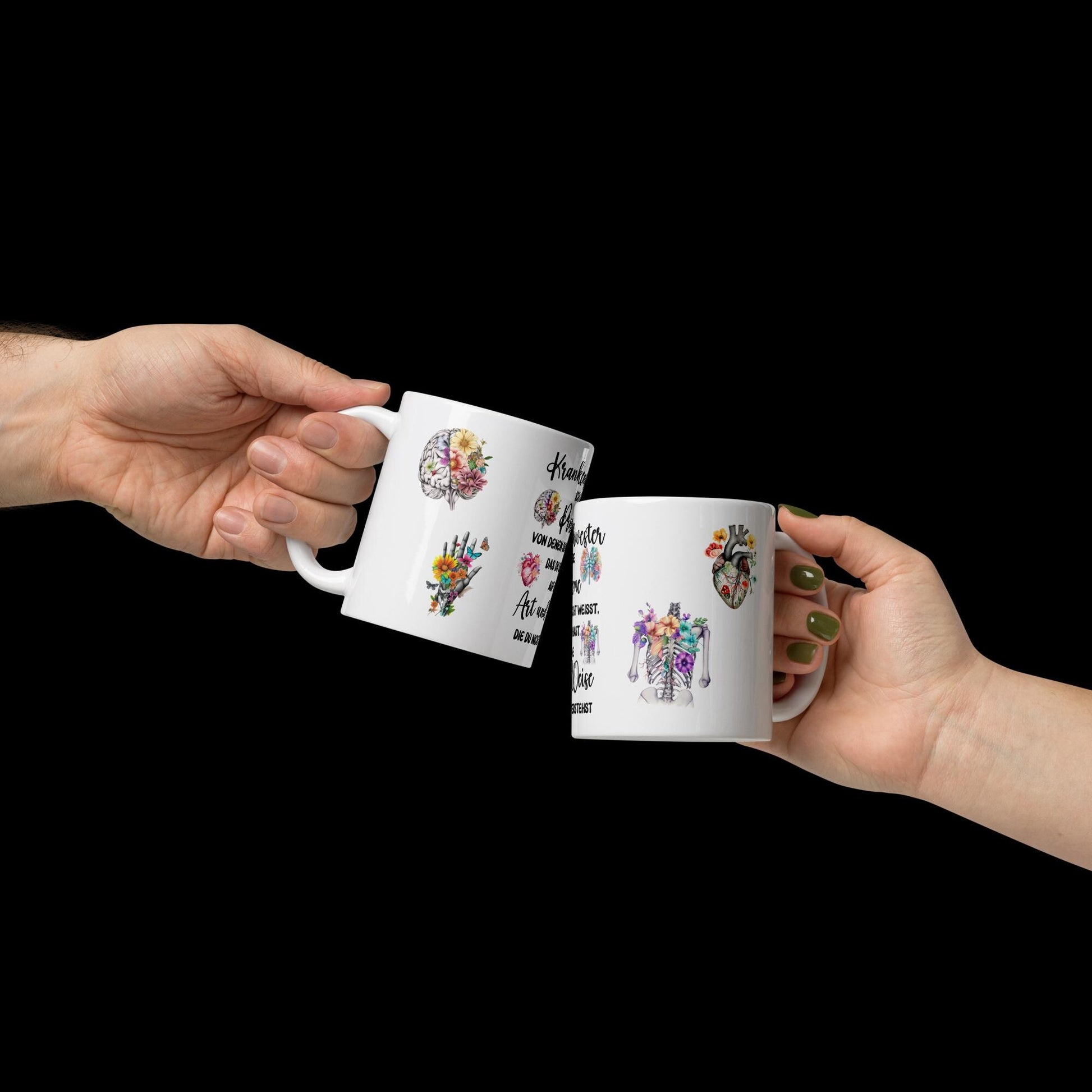 Personalisierte Praxisanleiter-Tasse aus hochwertiger Keramik (350 ml) mit dem lustigen Spruch &#39;Dieser Praxisanleiter funktioniert nur mit Kaffee&#39;, individuell gestaltbar mit Namen oder Text – perfektes Geschenk für Pflegekräfte und Nurses