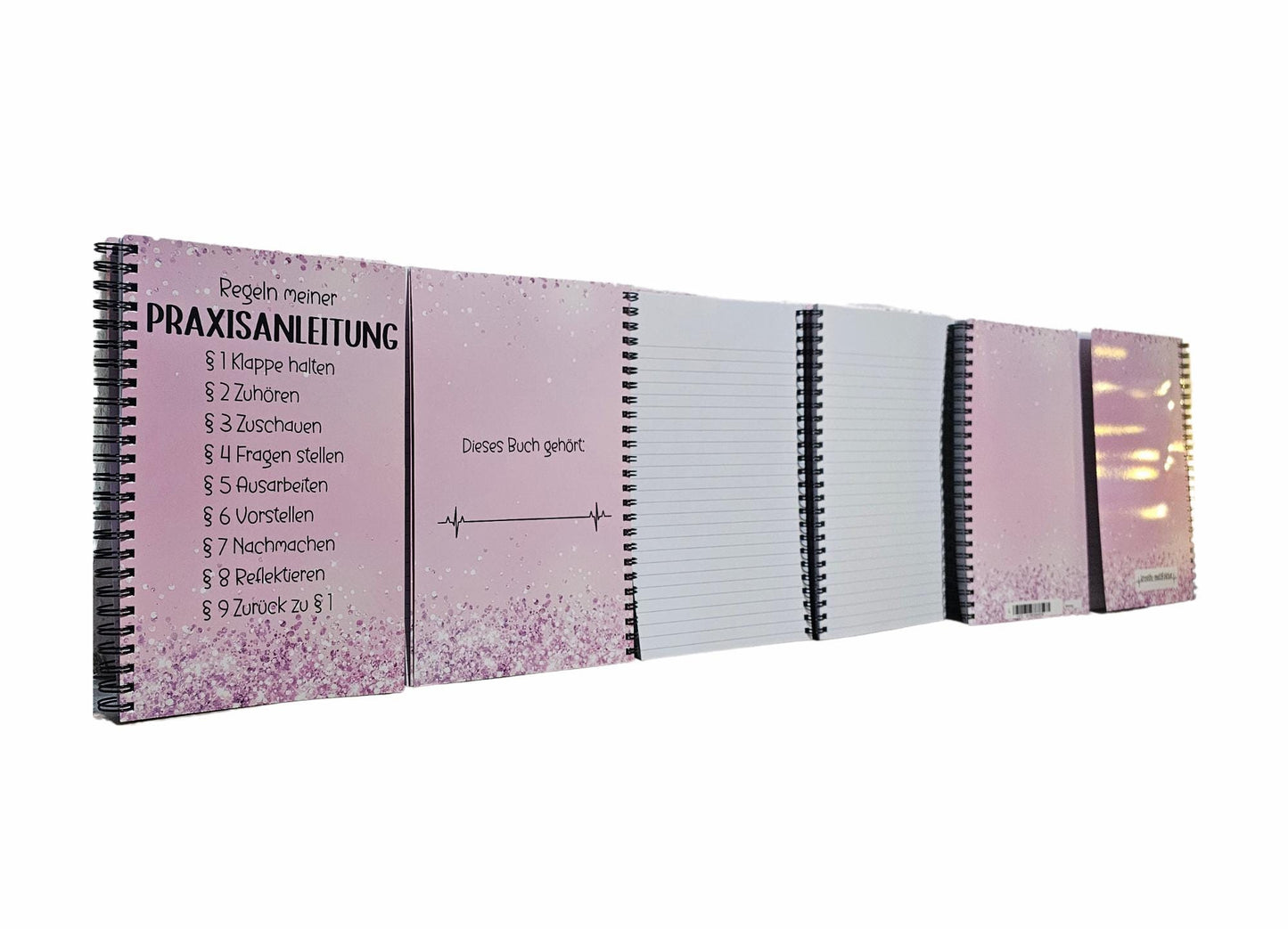 Spiral Notizbuch für Praxisanleiter – 118 Seiten, 6x8 Zoll  | Geschenkidee für Praxisanleiter – Notizbuch. Handgefertigte, personalisierte Produkte von kreativ-multifaktur.com – Kreative Geschenkideen.