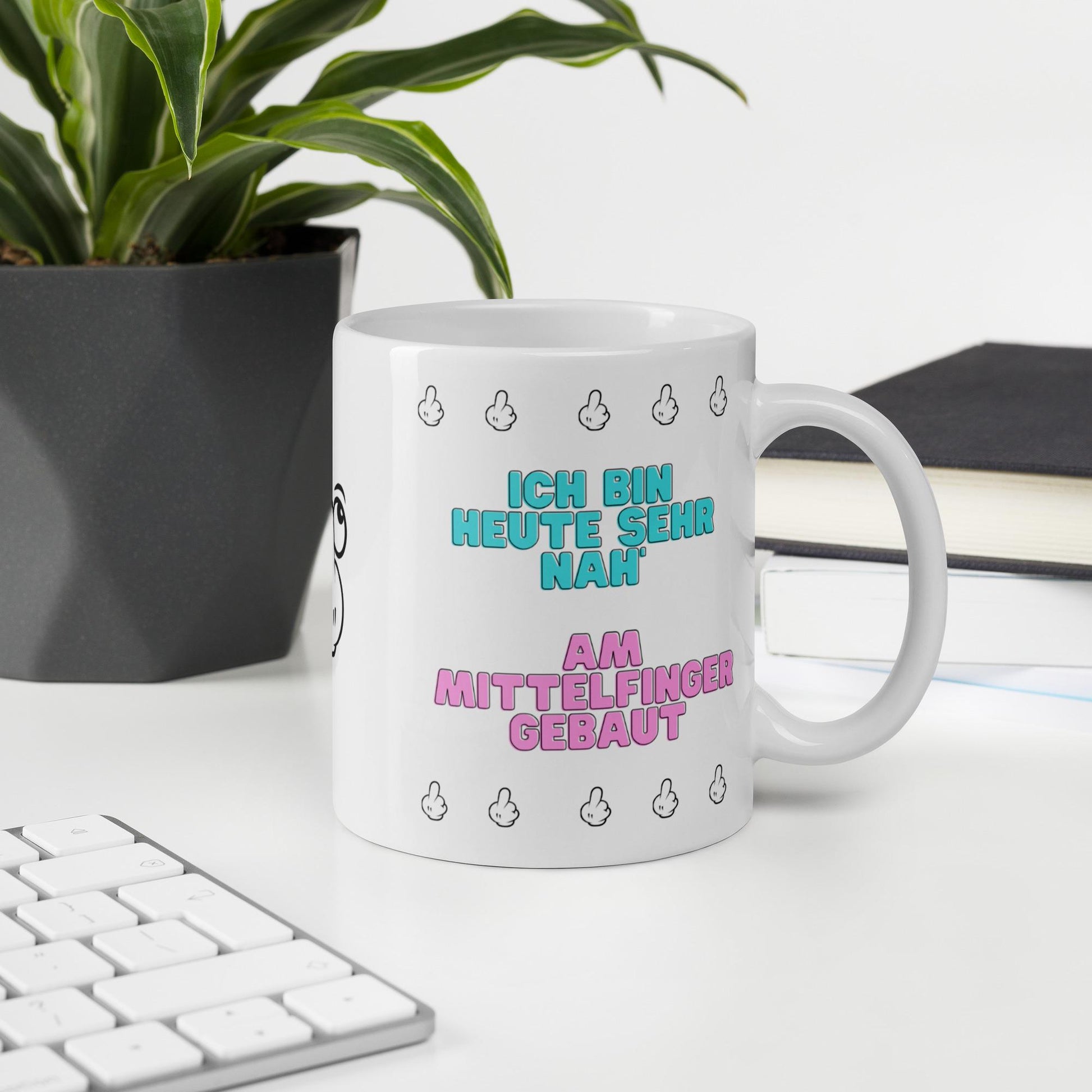 Originelles Design für Tassenliebhaber, perfektes Geschenk mit Glitzer-Touch.