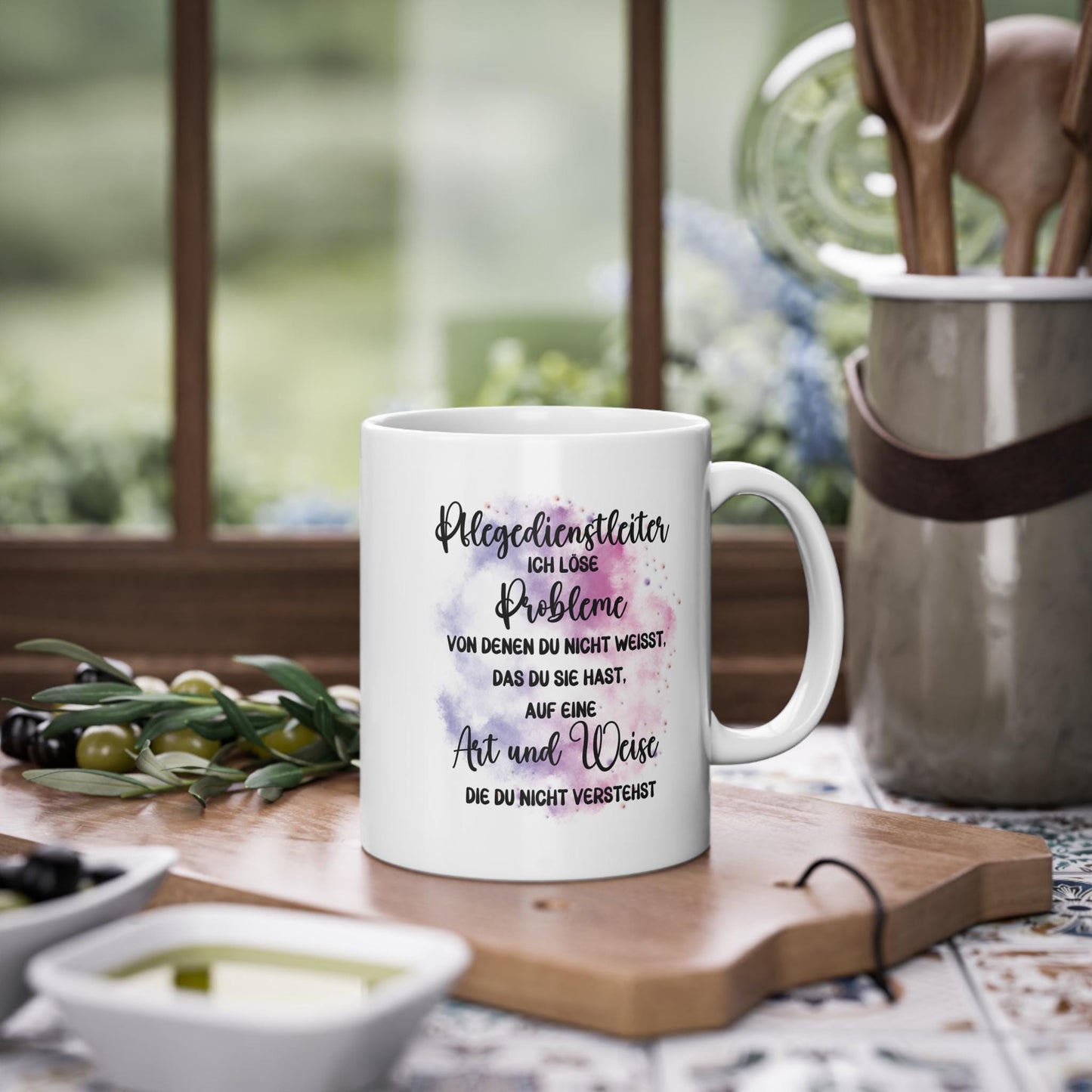 Personalisierbare Pflegedienstleiter Tasse | Cheftasse | Bürotasse | Kollegen Geschenk | Schöner Spruch – . Handgefertigte, personalisierte Produkte von kreativ-multifaktur.com – Kreative Geschenkideen.